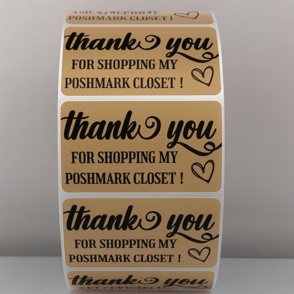 Thank You for Shopping My Poshmark Closet Stickers | THANK YOU STICKERS - Picture 11 of 11